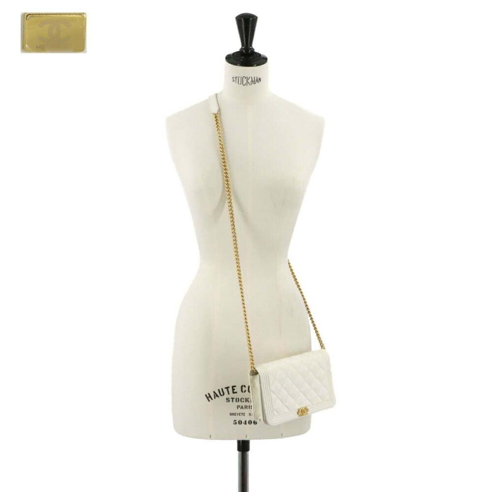 CHANEL White Caviar Leather Wallet - Picture 10 of 10